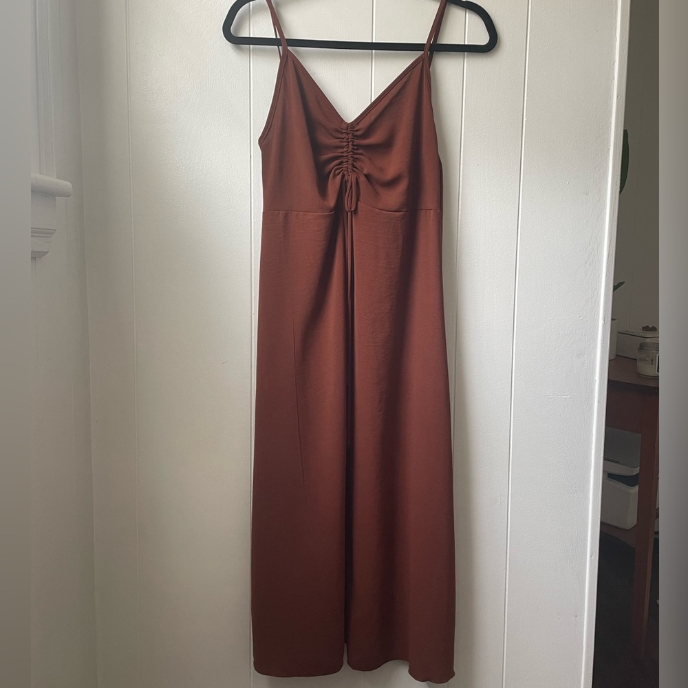 Brown Midi Dress